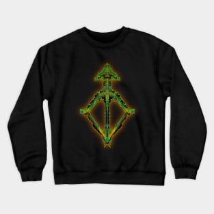 Sagittarius 4c Black Crewneck Sweatshirt